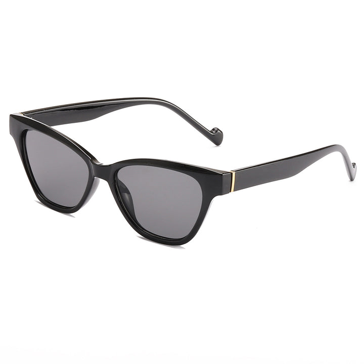 Dame Cat-Eye solbriller med moderne leopardmønster Luvikno