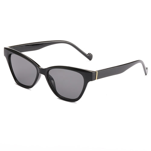Dame Cat-Eye solbriller med moderne leopardmønster Luvikno