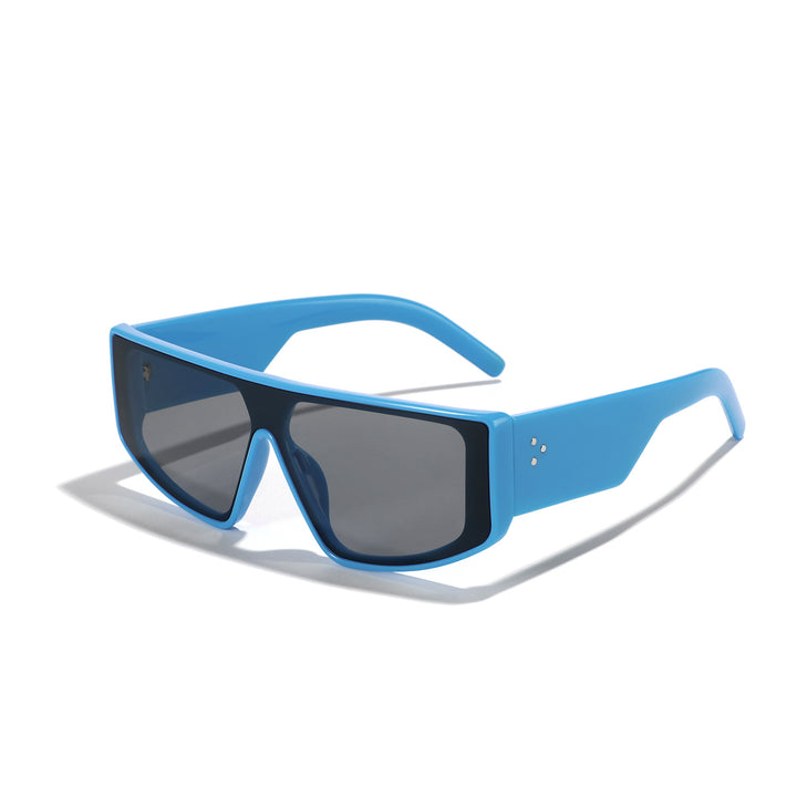 Dame futuristisk oversized solbrille Luvikno