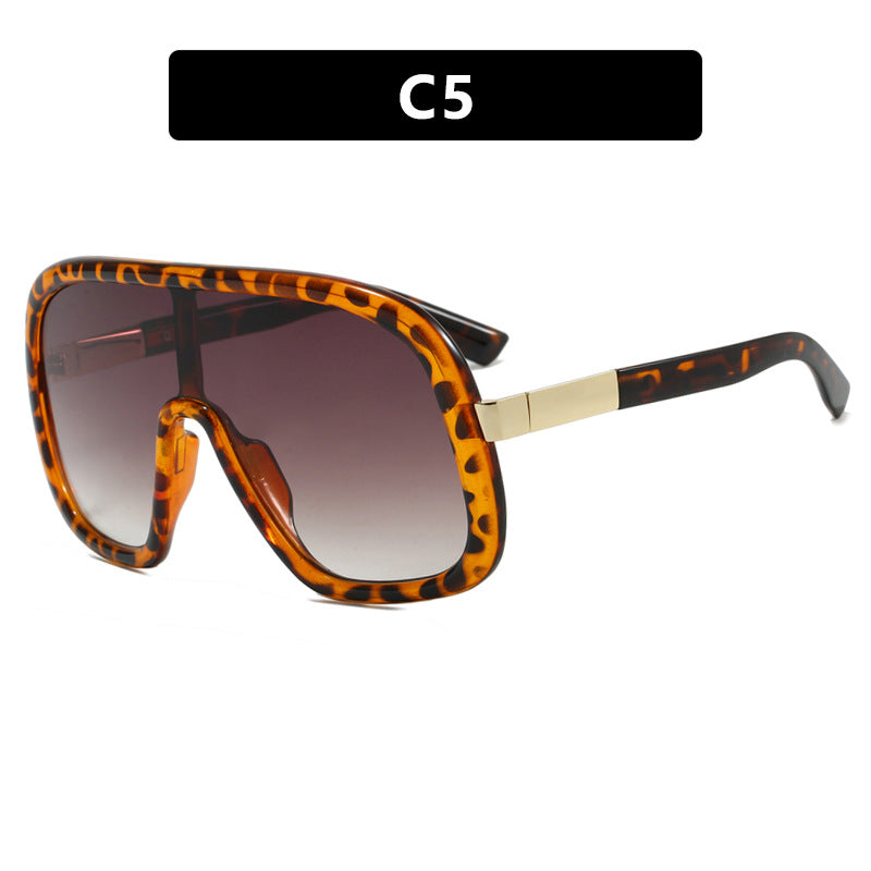 Dame oversized solbriller i elegant retro-design Luvikno