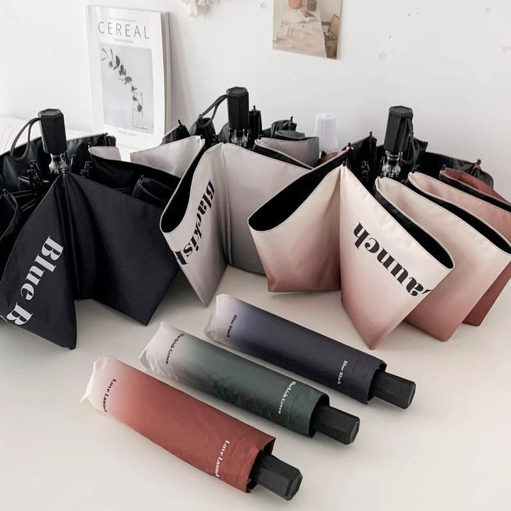 Dame Automatisk Paraply med elegant fargeovergang Luvikno