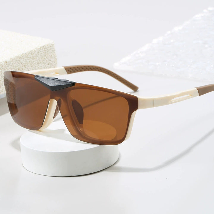 Herre sports solbrille med blændfri teknologi og ergonomisk design Luvikno