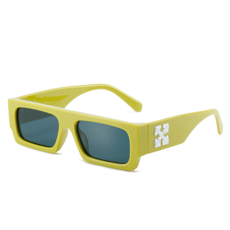 Damer stilige oversized solbriller med unikt design Luvikno