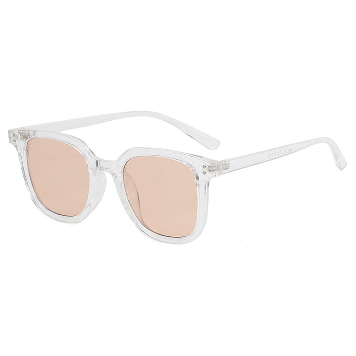 Dame kvadratisk designerbrille med tykk ramme og elegant profil Luvikno