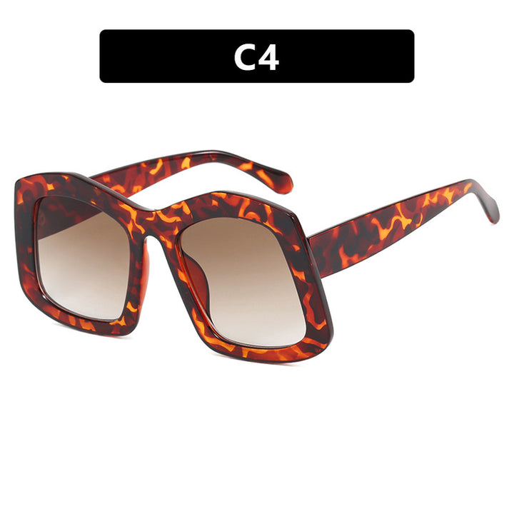 Damer stor solbrille med moteriktig design og UV-beskyttelse Luvikno