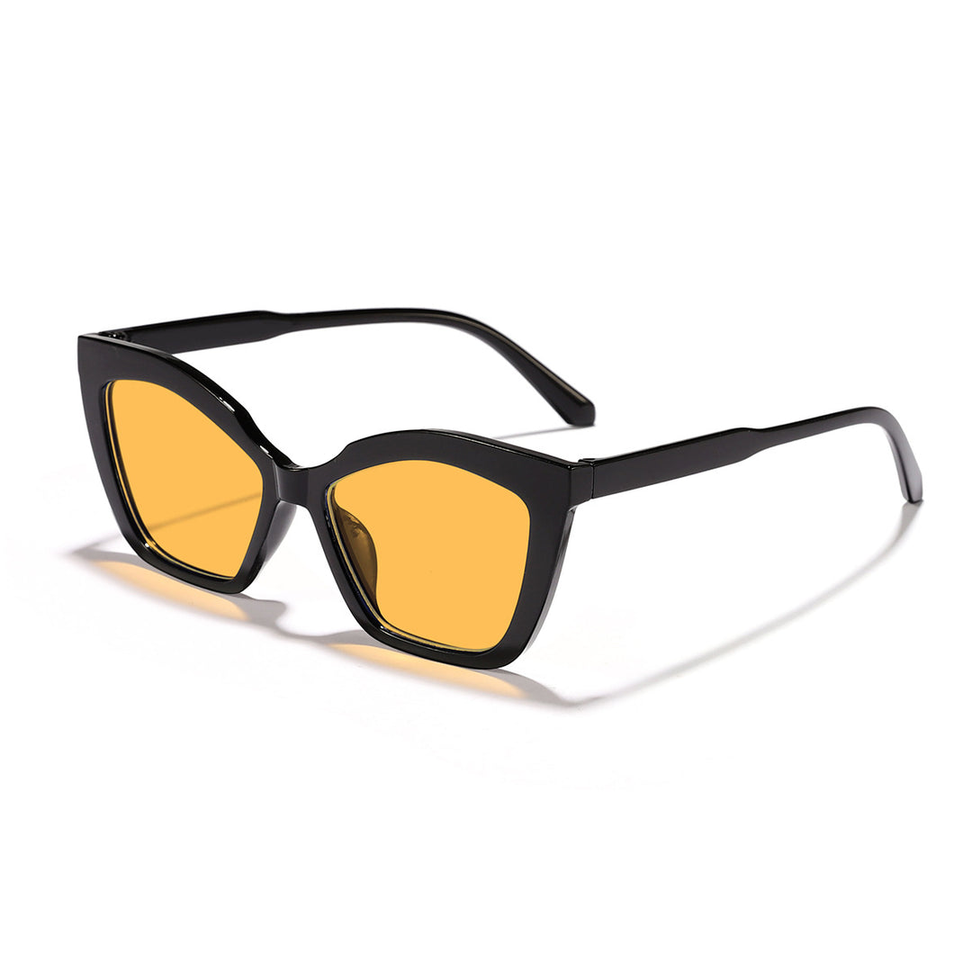 Dame ekstravagante Cat-Eye solbriller Luvikno