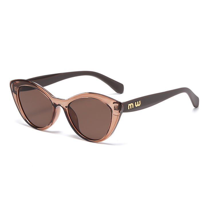 Kvinnenes fashionable cat-eye solbriller med UV-beskyttelse Luvikno