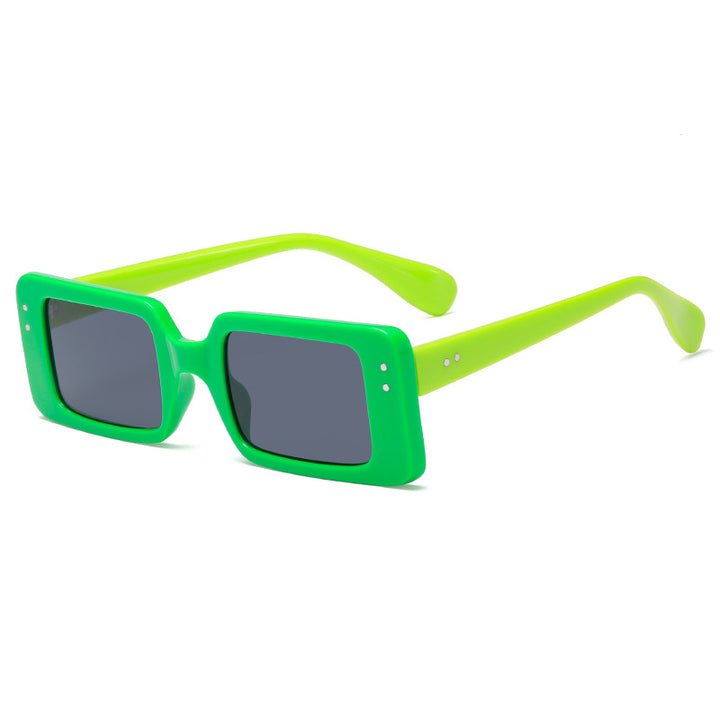 Dame trendy firkantet solbrille med moderne design og UV-beskyttelse Luvikno