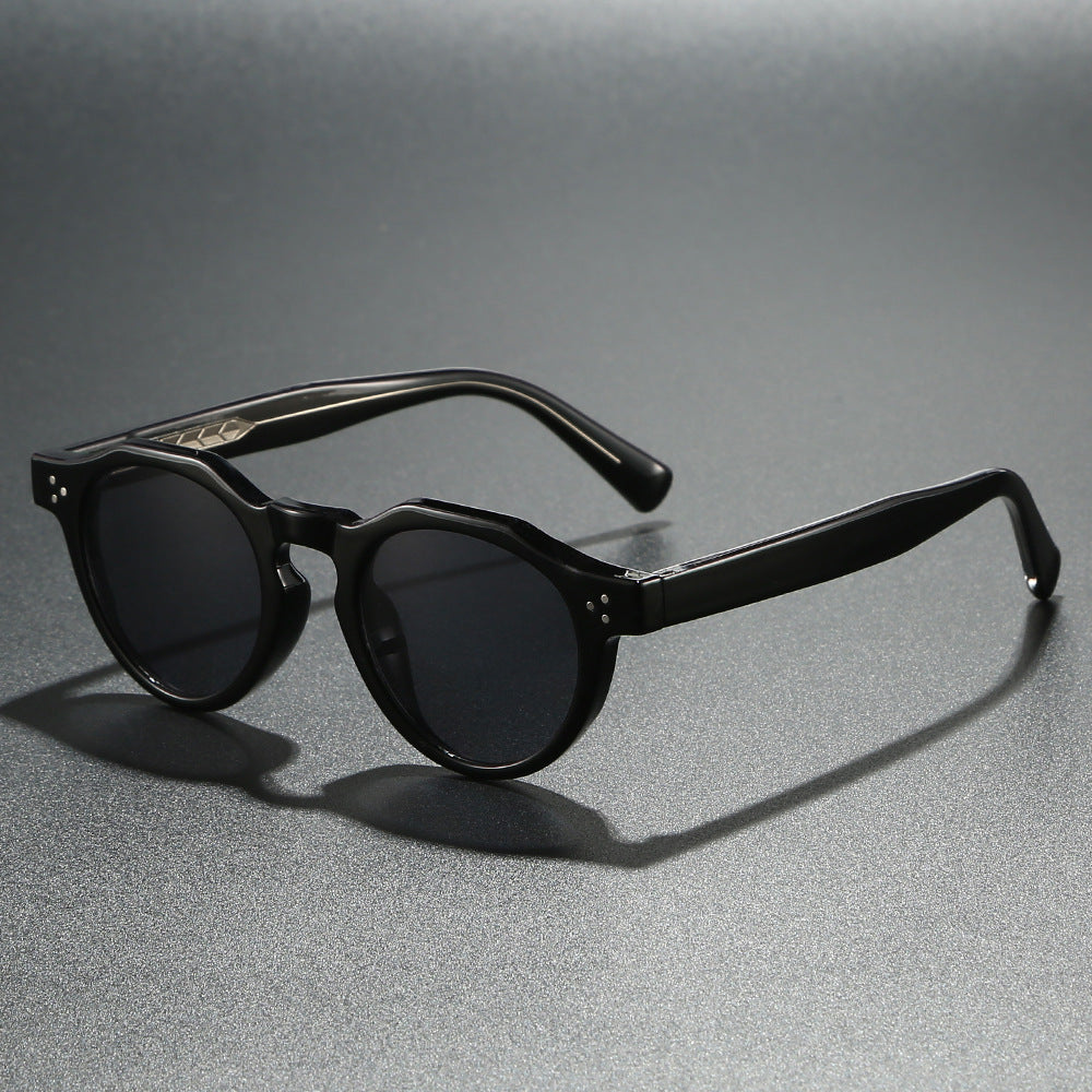 Dame Stilig Solbrille i innovativt åttkantet design Luvikno
