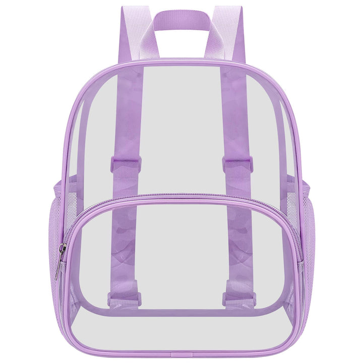 Unisex transparent hverdagsryggsekk med forsterket bunn og pustende stropper Luvikno