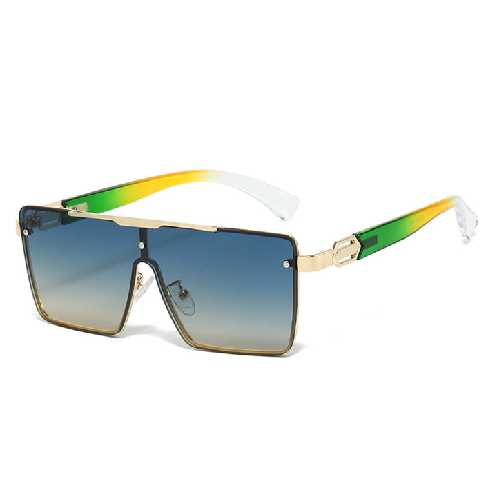 Dame Modisk Oversized Solbrille i eksklusiv Skilpaddedesign Luvikno