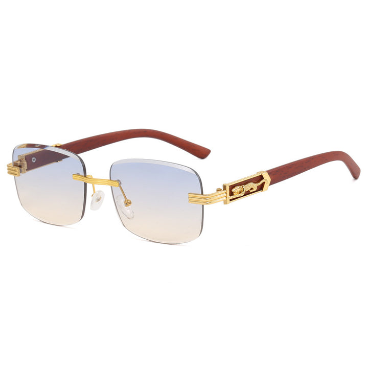 Dame designer solbrille med luksuriøse accenter Luvikno