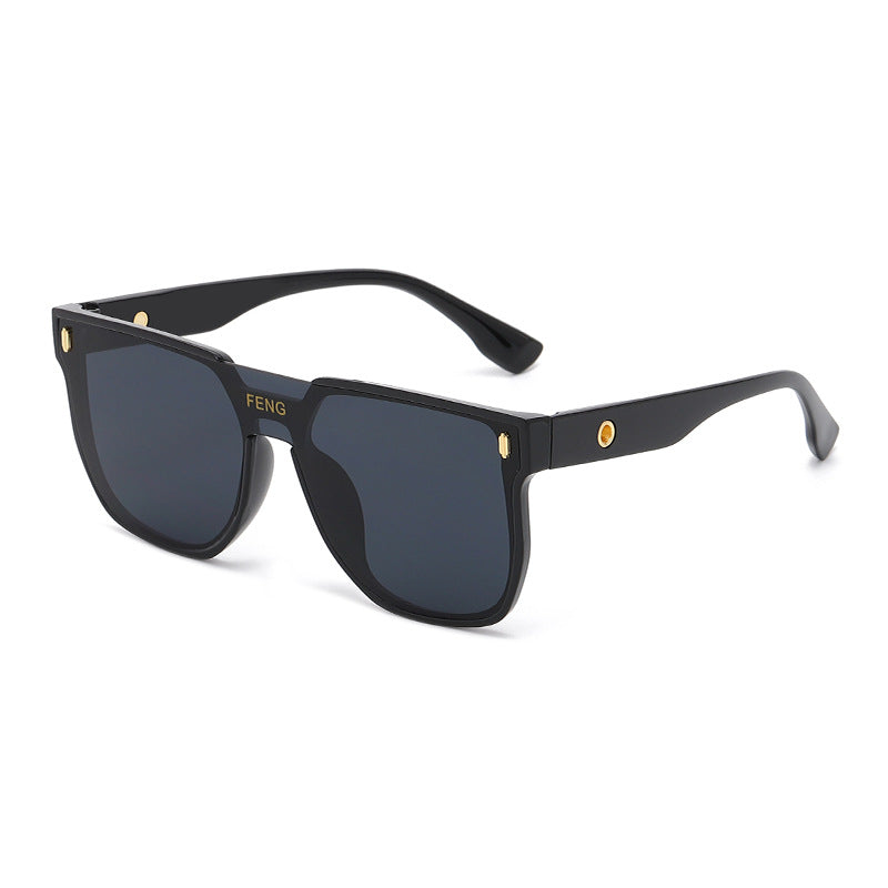 Damen moteriktig solbrille i trendy, geometrisk design Luvikno