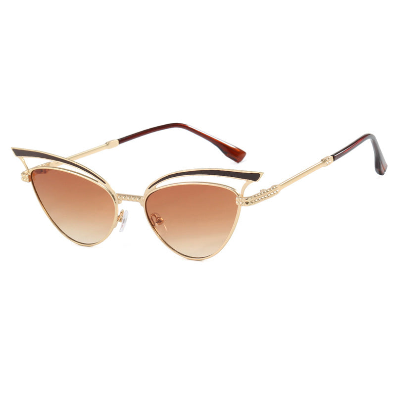 Dame Cat-Eye Briller med filigran designelement Luvikno