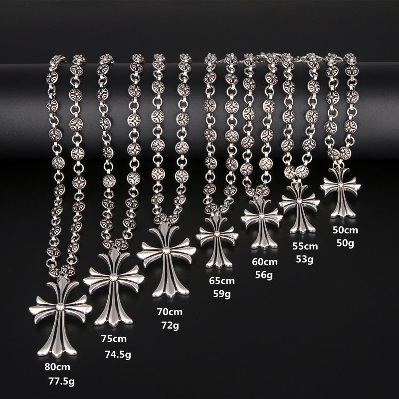 Luvikno | Gothic Cross Pendant Necklace