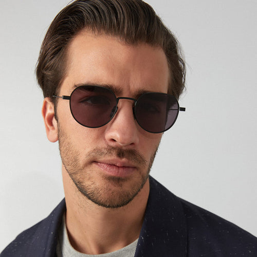 Dame Stilfull rund Designer mote solbrille Luvikno