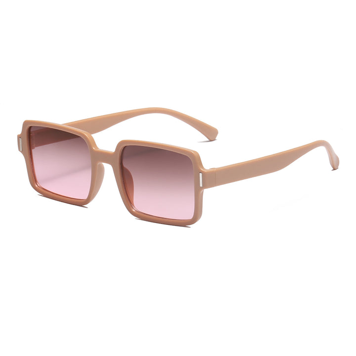 Dame kvadratisk solbrille i elegant leopardmønster Luvikno