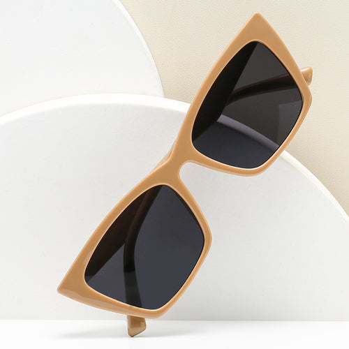 Dame oversized solbriller i moderne dyremønster Luvikno