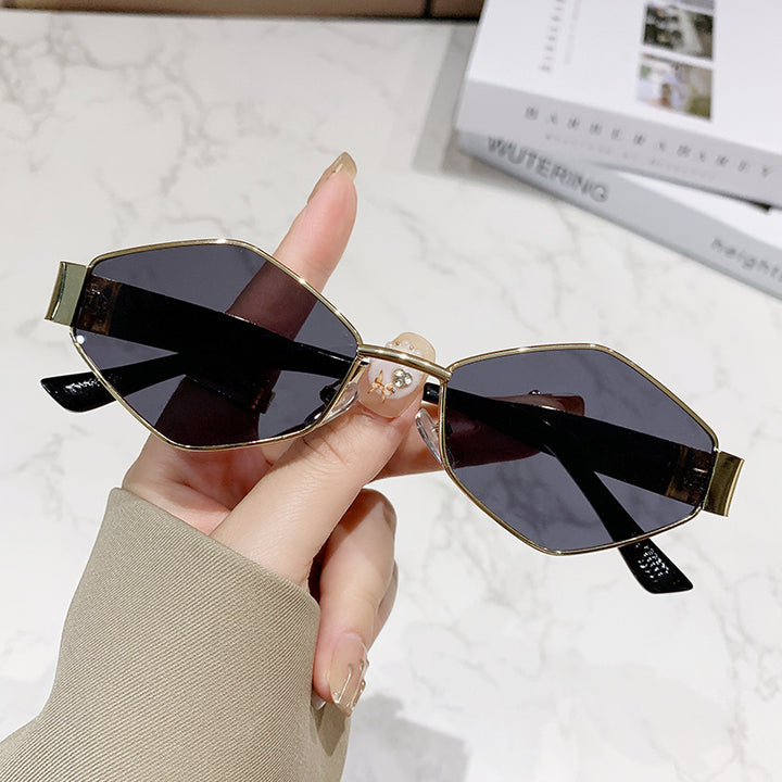 Damer geometrisk Cat-Eye solbriller Luvikno