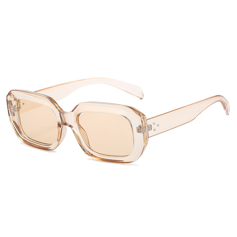 Dame oversized firkantet solbrille med trendy design Luvikno