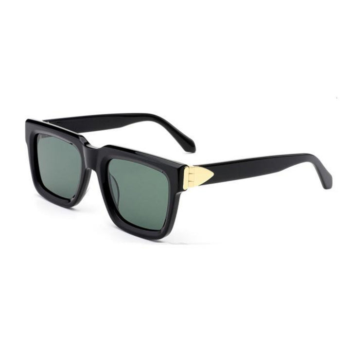 Dame moderne Oversize-solbriller med elegant ramme Luvikno