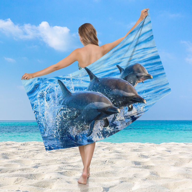 Women's beach towel by Luvikno