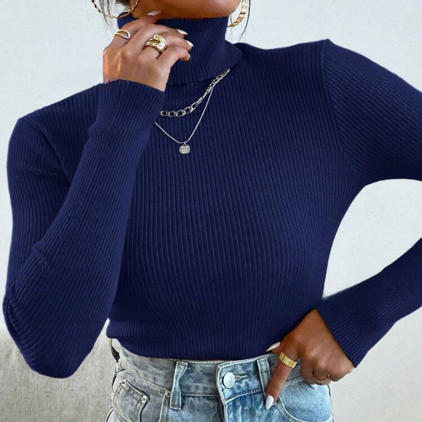 Luvik | Naisten elegantti pooloneule hienolla ribbikudoksella