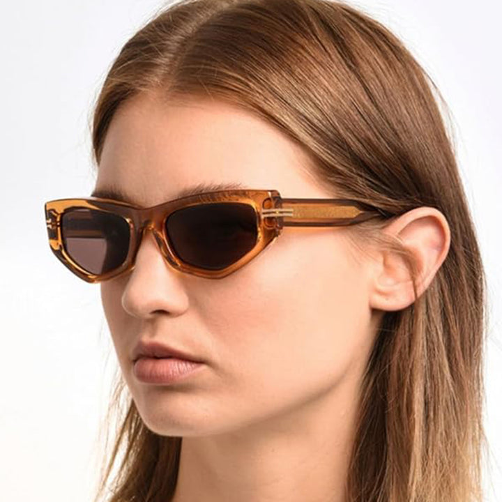 Damer trendy Cat-Eye solbriller Luvikno