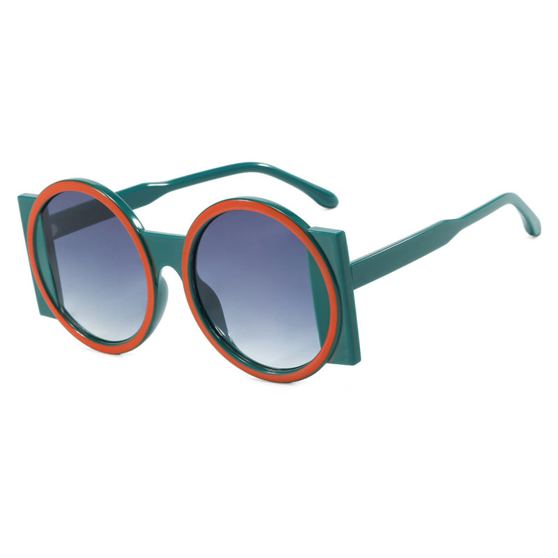 Dame oversized solbrille med kvadratisk ramme og UV-beskyttelse Luvikno