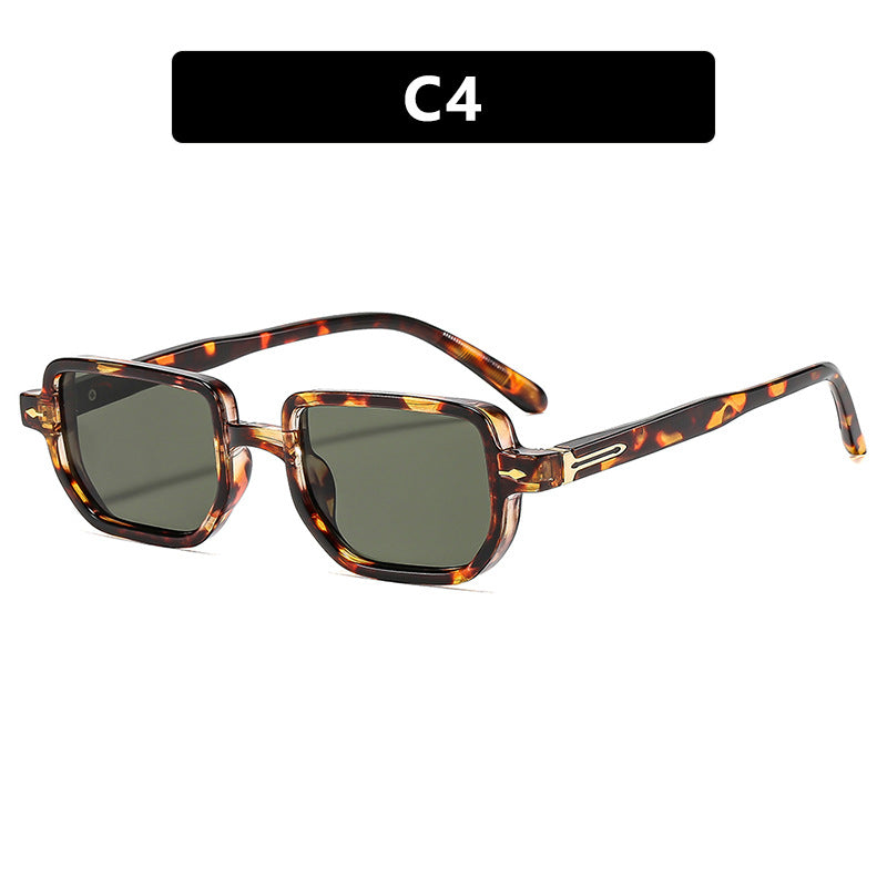 Dame kvadratisk solbrille med elegant design og polariserende glass Luvikno