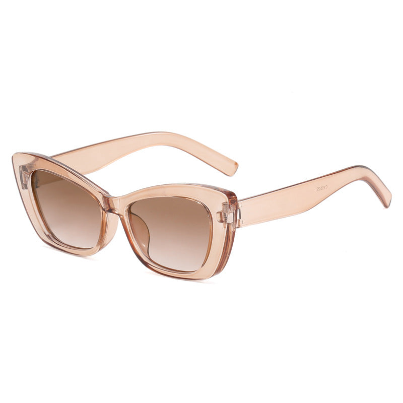 Damer Cat-Eye solbriller med stilige elementer Luvikno
