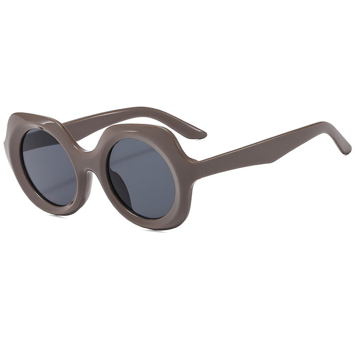 Dame Designer-solbrille med ekstravagant skilpaddeskall-ramme Luvikno