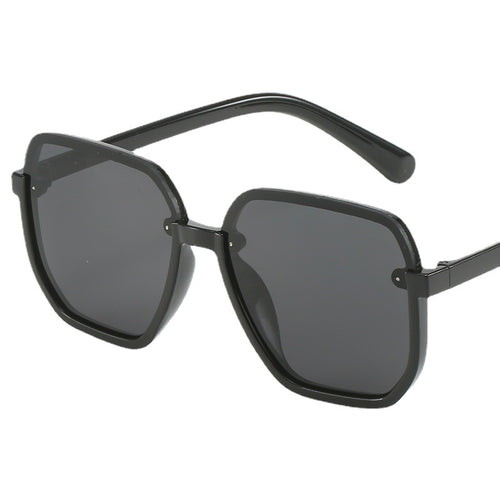 Dame geometrisk solbrille i moderne design Luvikno