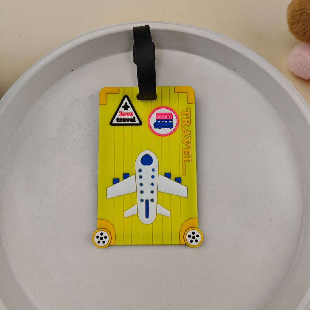 Unisex bagasjetag med morsomt flydesign Luvikno