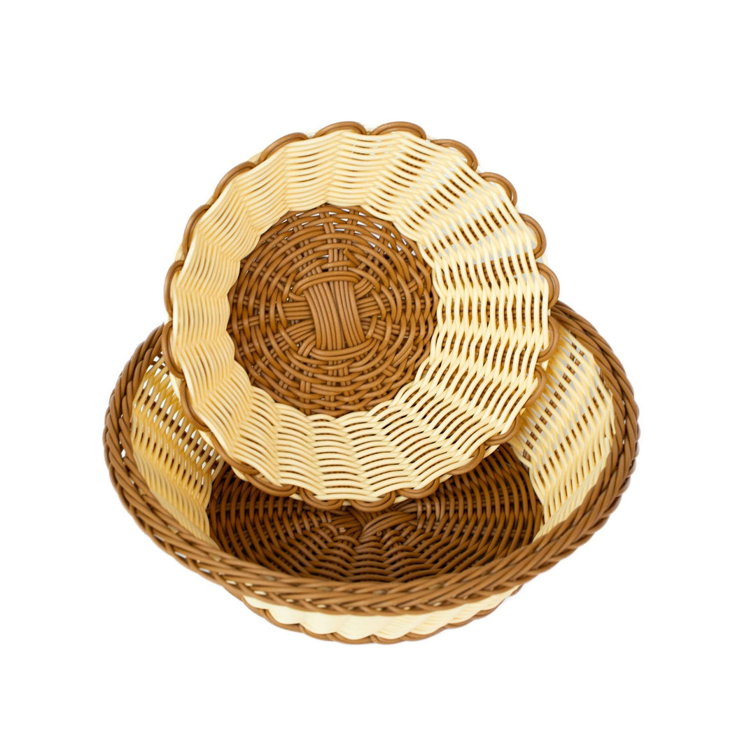 Dame estetisk fruktskål med scalloped design Luvikno