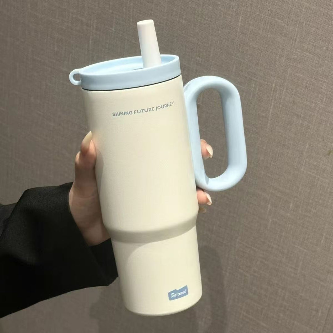 Damen Thermobecher mit praktischem Doppeltrinksystem Luvikno