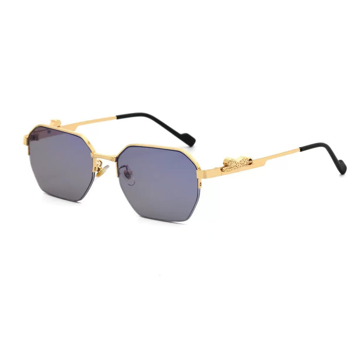 Dame elegant solbrille i moderne oktagon-design Luvikno