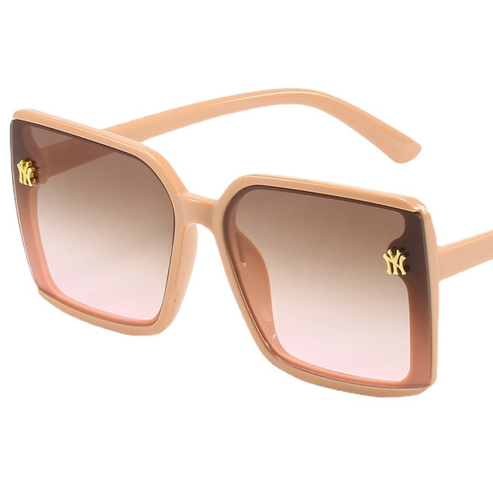 Dame Oversized-solbriller med elegante glass Luvikno