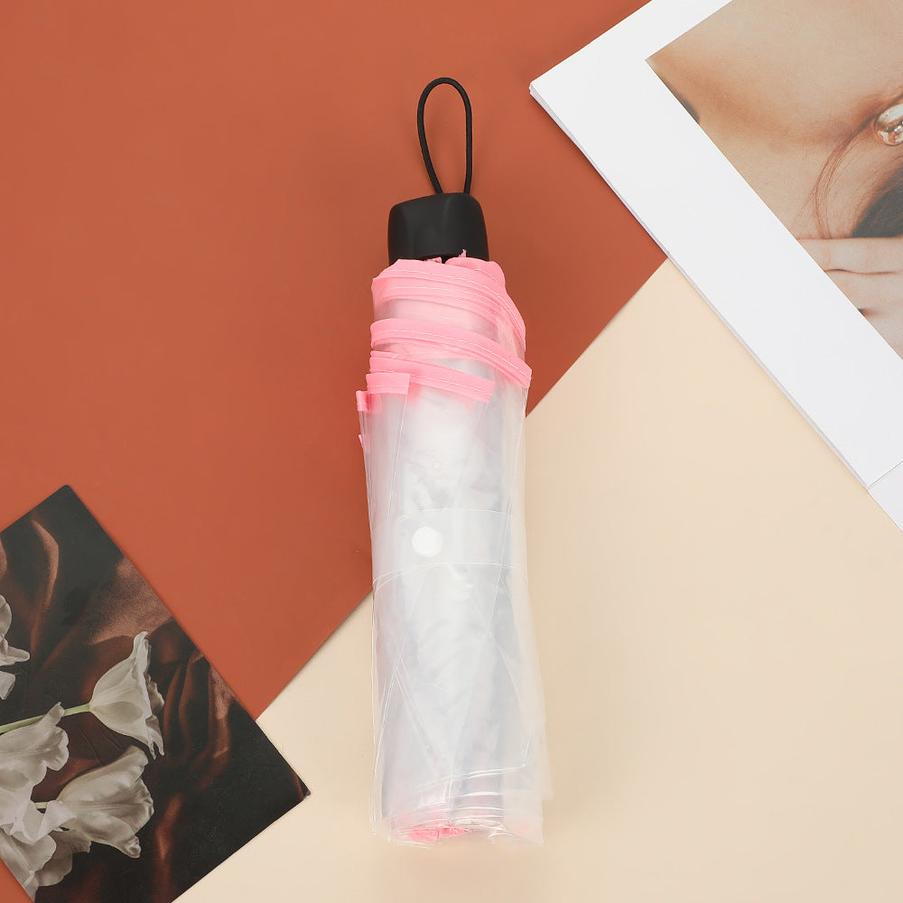 Unisex Automatisk Gjennomsiktig Paraply Luvikno
