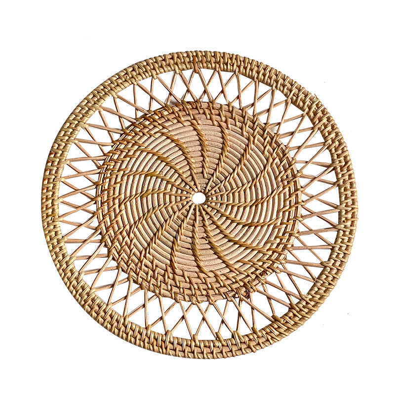 Dame Elegant håndvevd rattanunderlag Luvikno