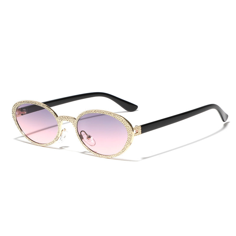 Dame Glamourøs solbrille med glitrende rammedekorasjon Luvikno