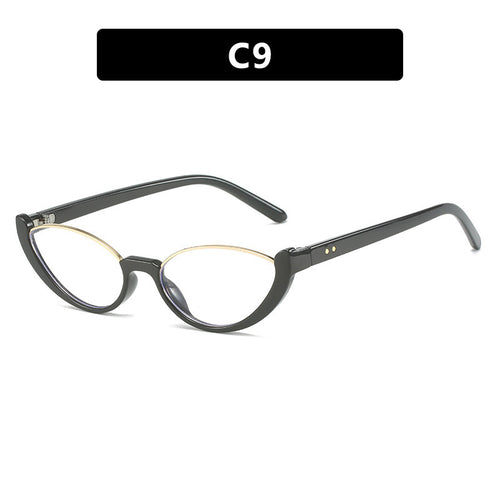 Dame Cat-Eye solbriller med speilte glass og elegant ramme Luvikno