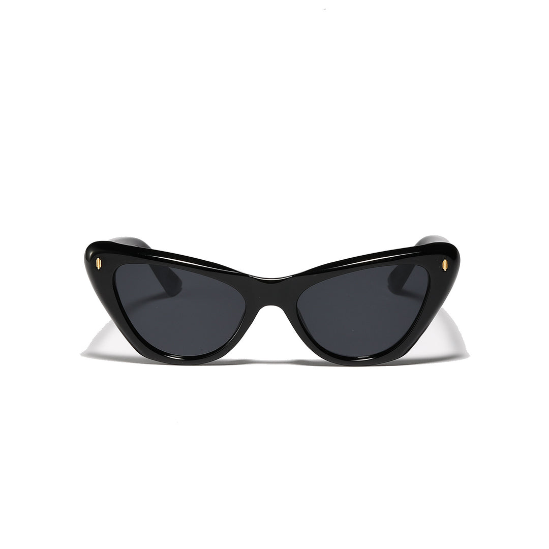 Dame trendy Cat-Eye solbriller Luvikno