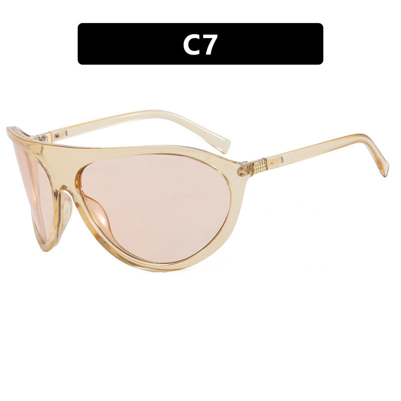 Damen Cat-Eye solbriller med unikt design og beskyttende UV-filter Luvikno