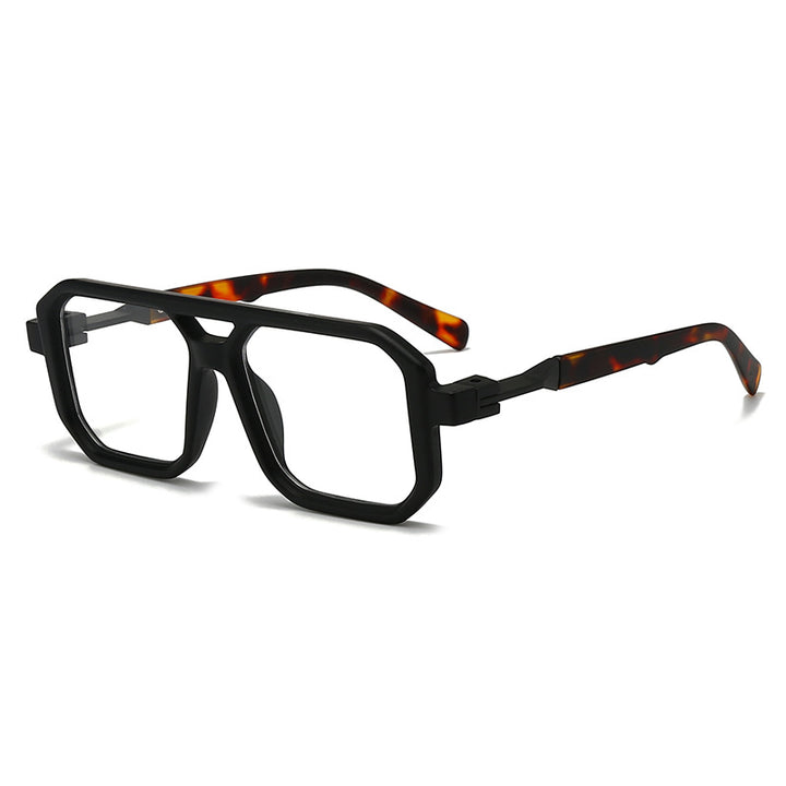 Dame stilige oversized solbriller med geometrisk ramme Luvikno