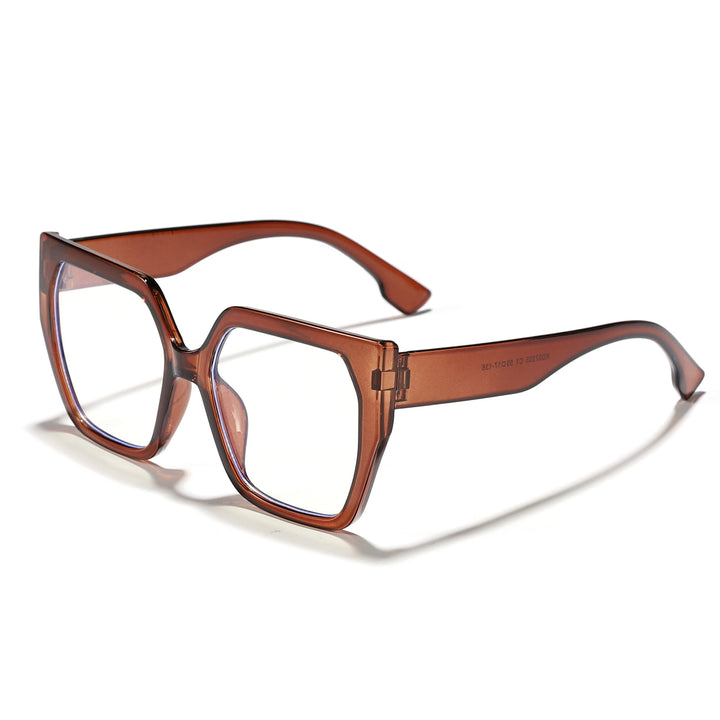 Dame oversized kvadratisk solbrille med enestående komfort og moderne design Luvikno