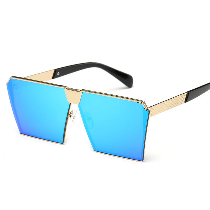Dame oversized solbrille med markant kvadratisk design Luvikno
