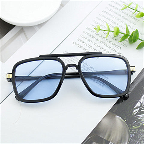 Damen moderne solbrille med kvadratisk ramme Luvikno