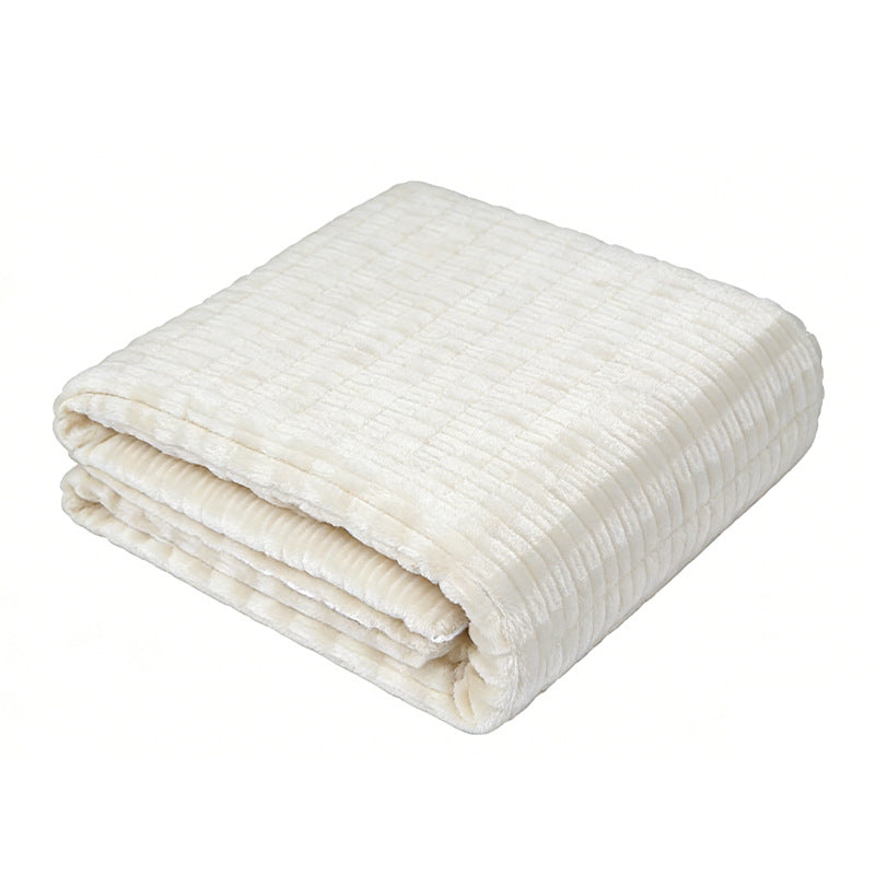Dame Koselig Struktur-Fleece-Teppe Luvikno