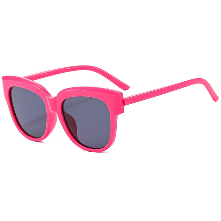 Damer Modische Cat-Eye Solbriller med trendy plastikkramme Luvikno